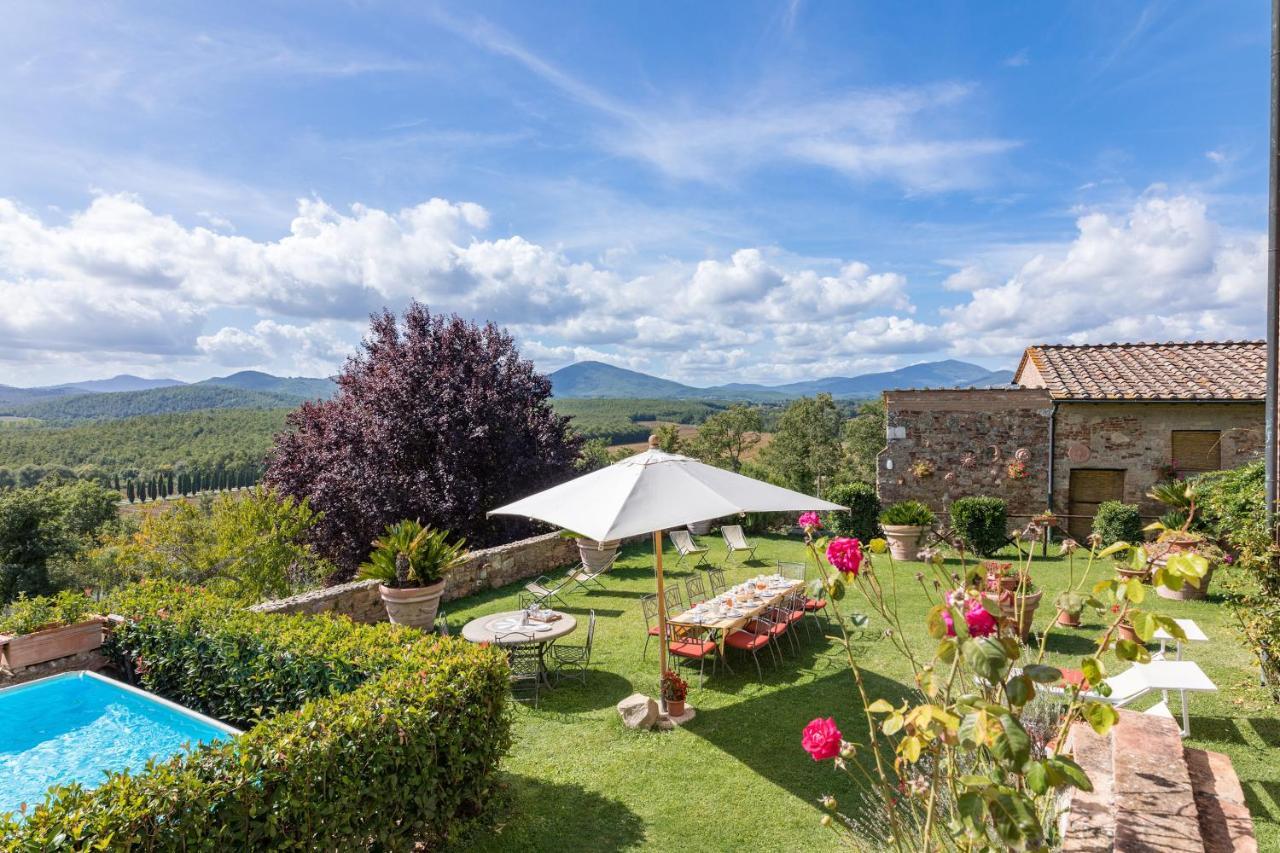 Villa La Cappella Monticiano Dış mekan fotoğraf