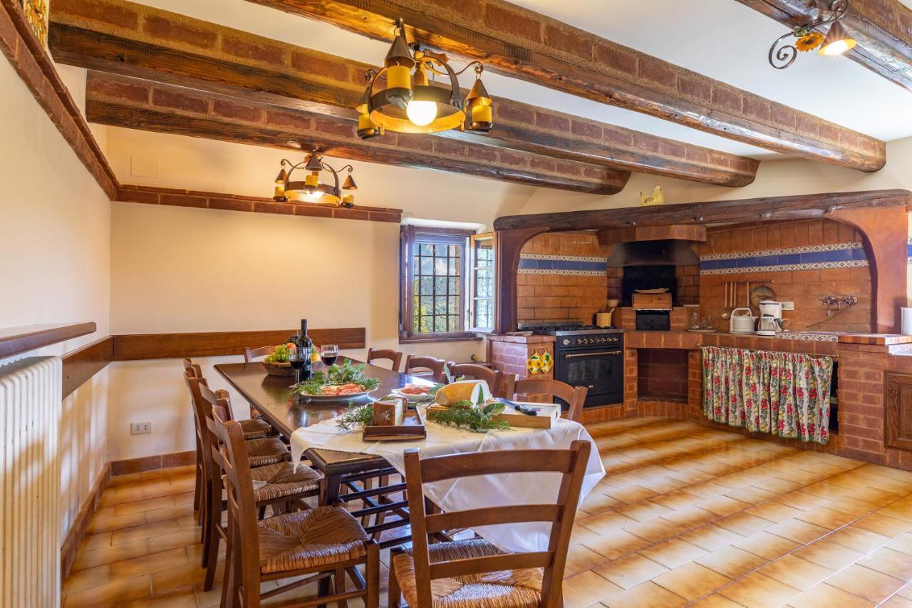 Villa La Cappella Monticiano Dış mekan fotoğraf