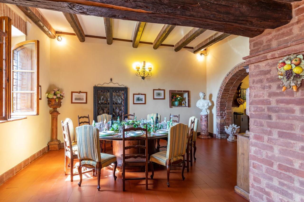 Villa La Cappella Monticiano Dış mekan fotoğraf