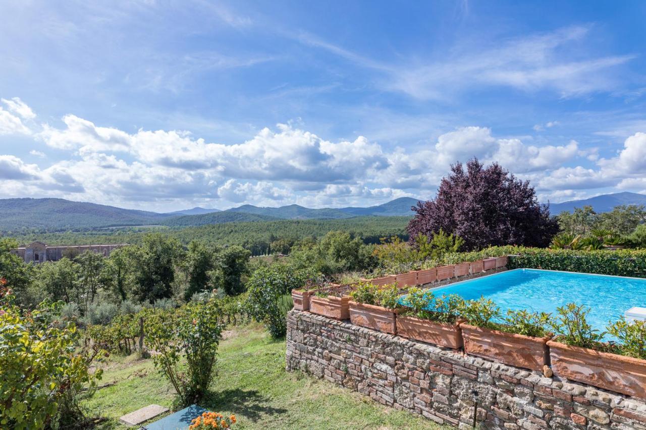 Villa La Cappella Monticiano Dış mekan fotoğraf